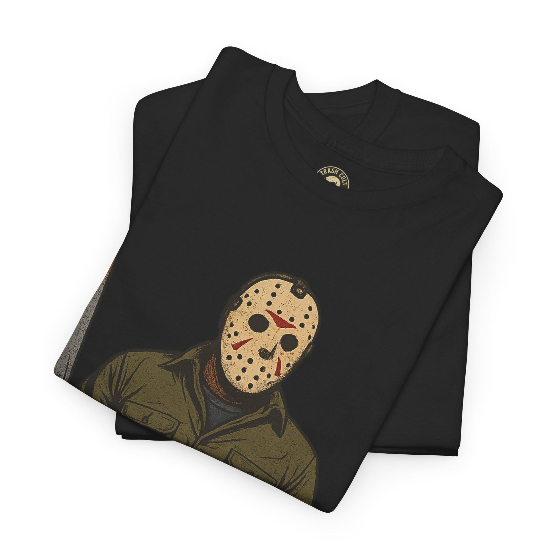 Jason Voorhees D.A.R.E. Parody Shirt – 1980s Horror Meme Tee | Gildan 5000 Slasher Graphic
