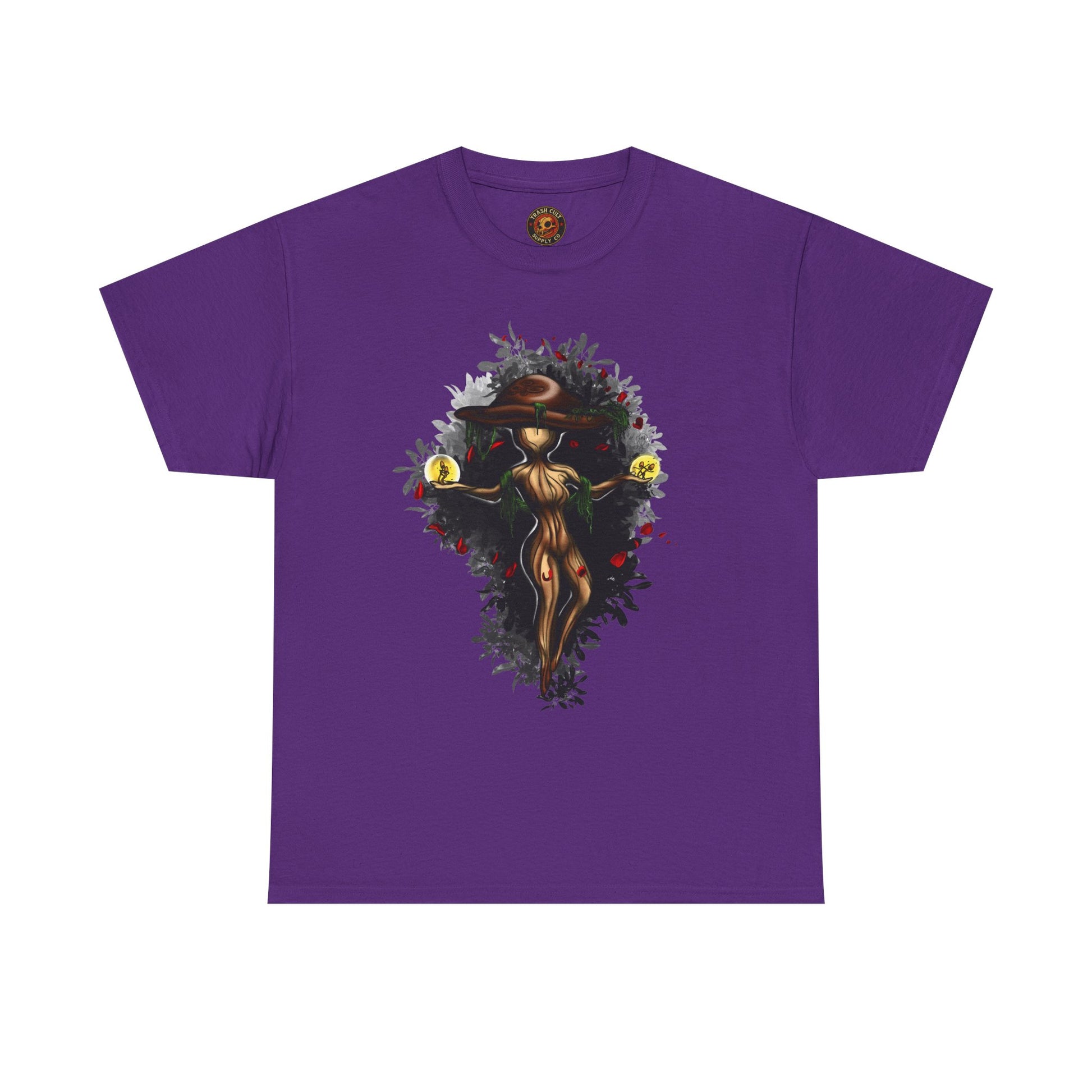 Mushroom Spirit T-Shirt – Lara Davenport x Trash Cult Supply Co. Collab (Gildan 5000)