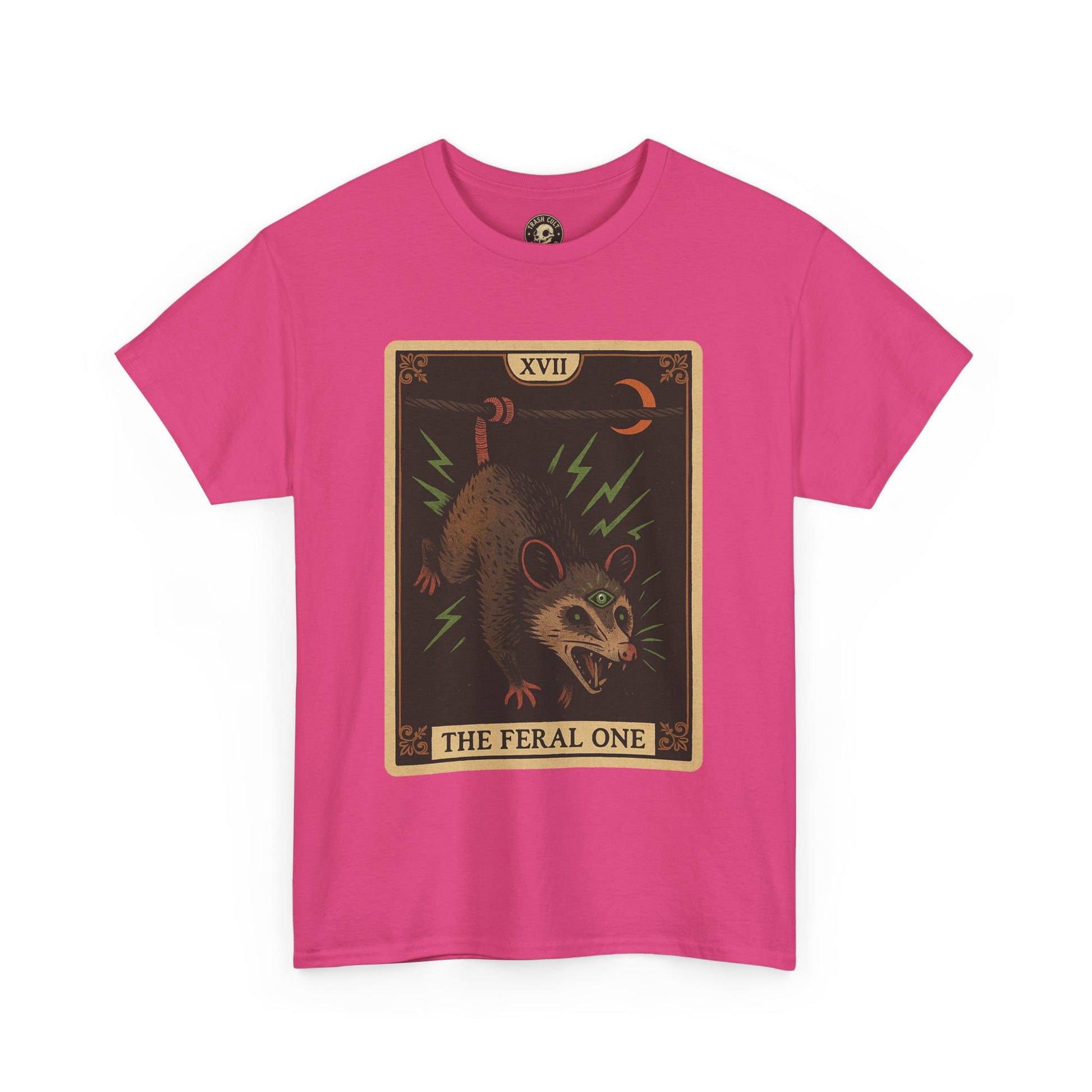 Feral One Graphic Tee - Quirky Unisex T-Shirt, Vintage Inspired, Animal Art, Casual Wear, Gifts for Him/Her