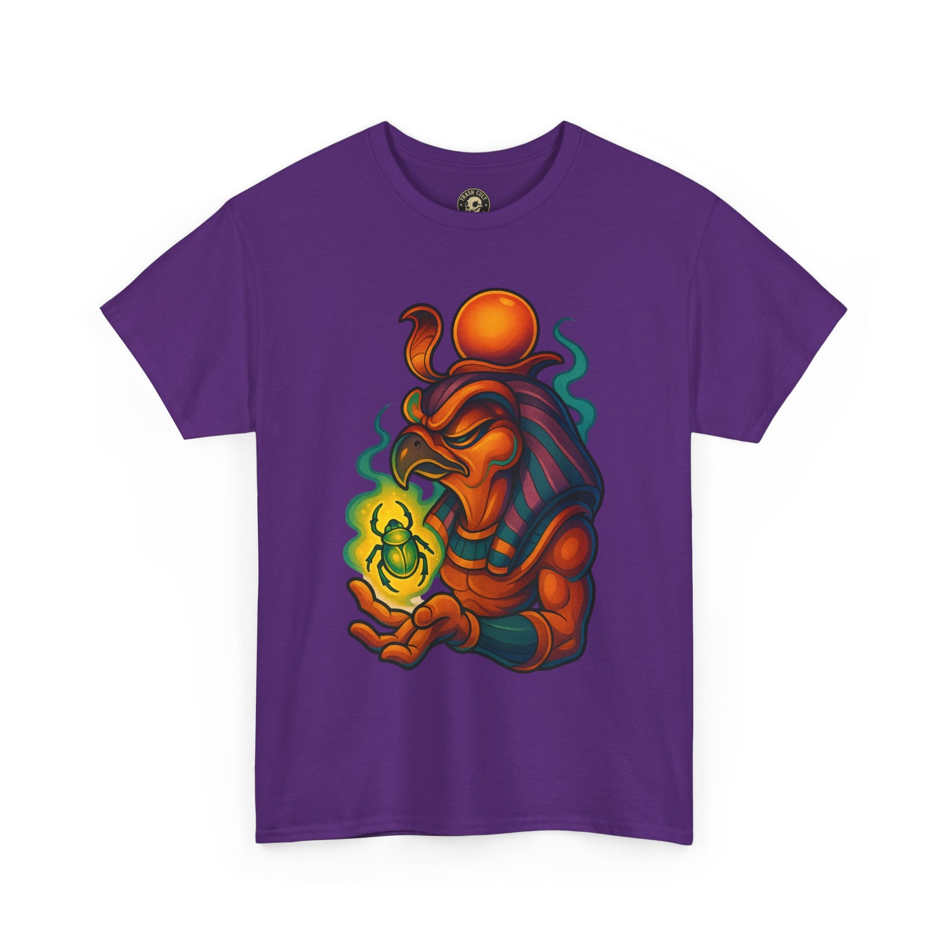 Mystical Guardian Unisex Heavy Cotton Tee, Graphic T-Shirt, Bohemian Style, Unique Fashion, Gift for Fans, Statement Tee