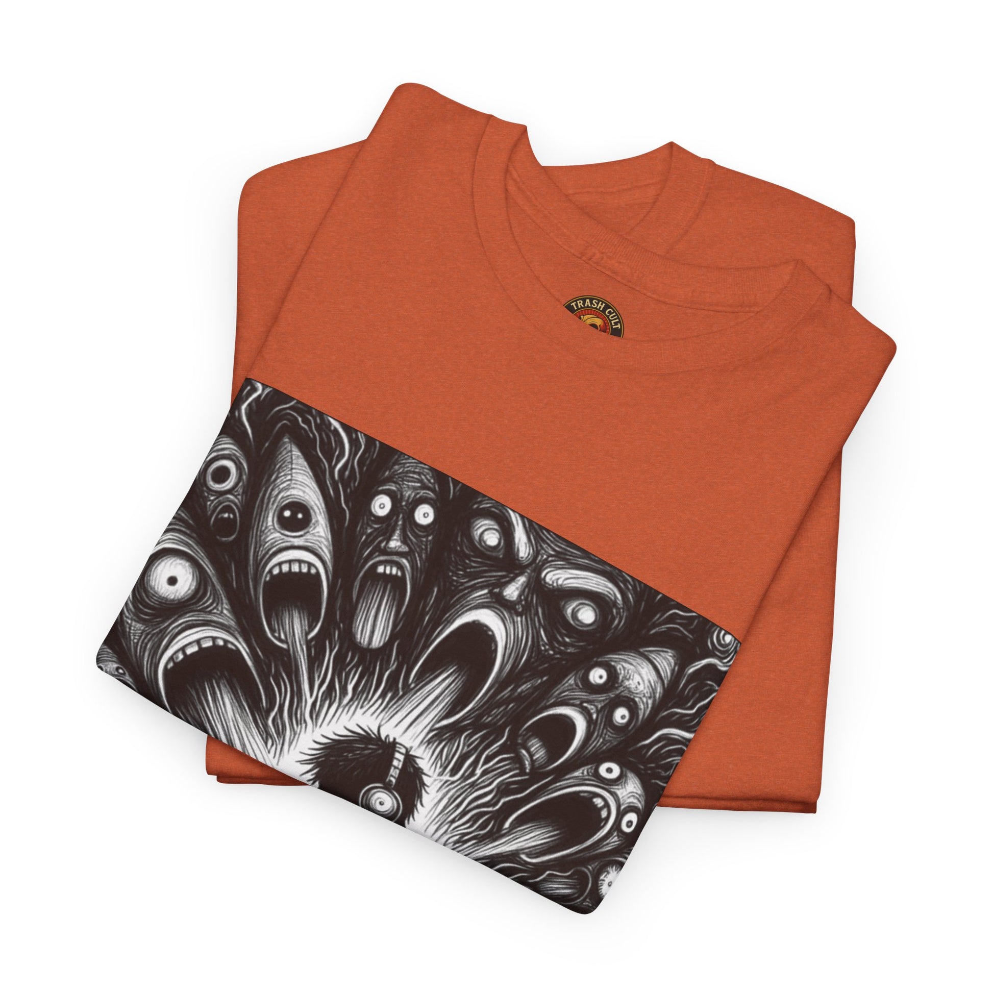 Xian Allen x Trash Cult Shirt – “Turn It Up Louder” | Screaming Chaos Headphones Tee