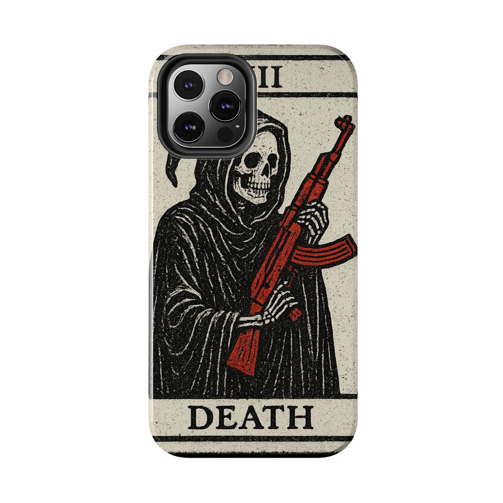 Grim Reaper Phone Case, Tough Phone Case for Gamers, Unique Smartphone Accessories, Halloween Decor, Death-Inspired Gift