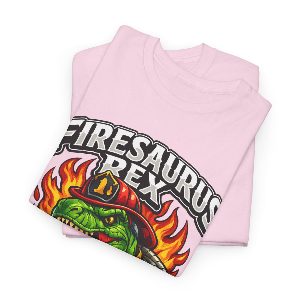 Firesaurus Rex T-Shirt — Funny Firefighter Dinosaur Tee