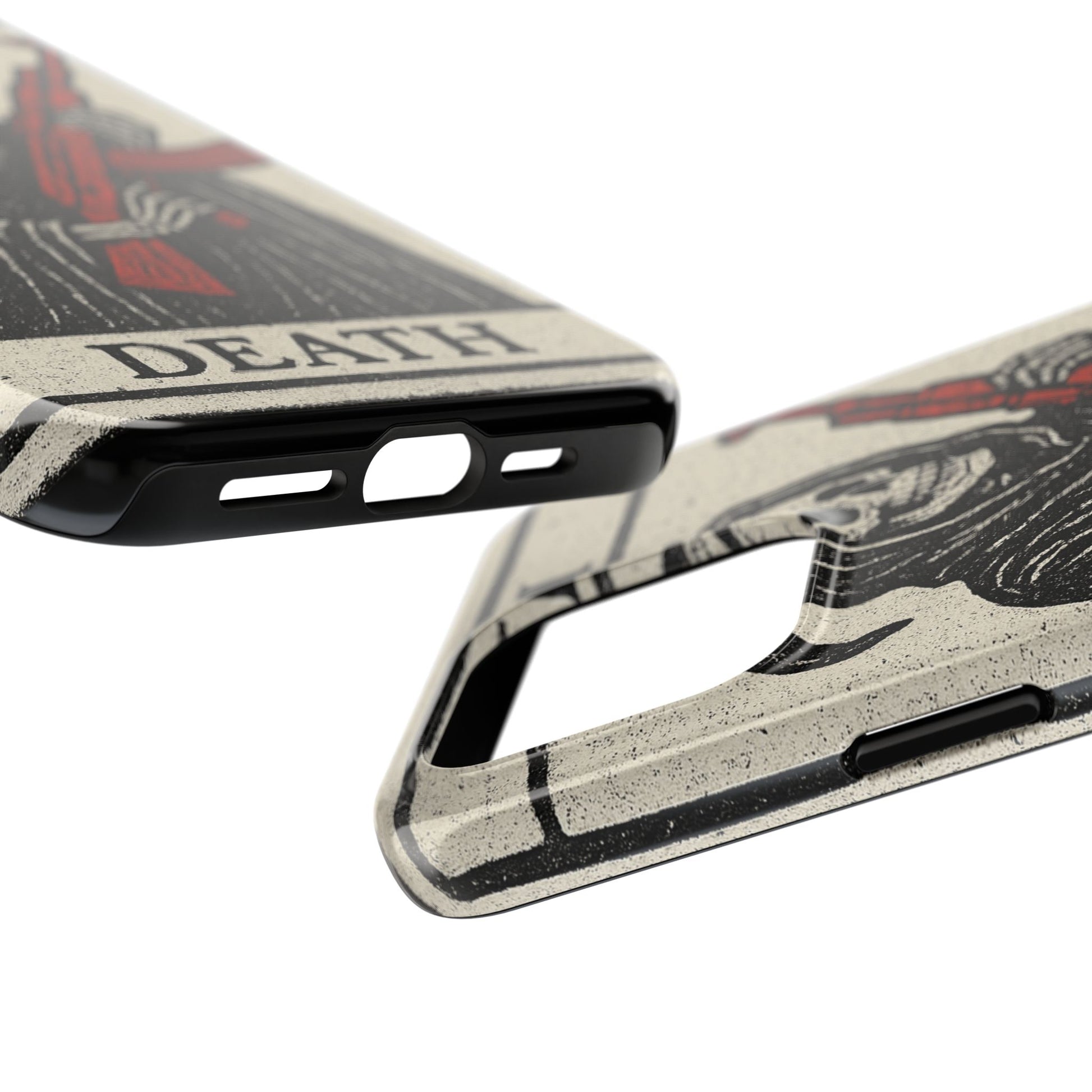 Grim Reaper Phone Case, Tough Phone Case for Gamers, Unique Smartphone Accessories, Halloween Decor, Death-Inspired Gift