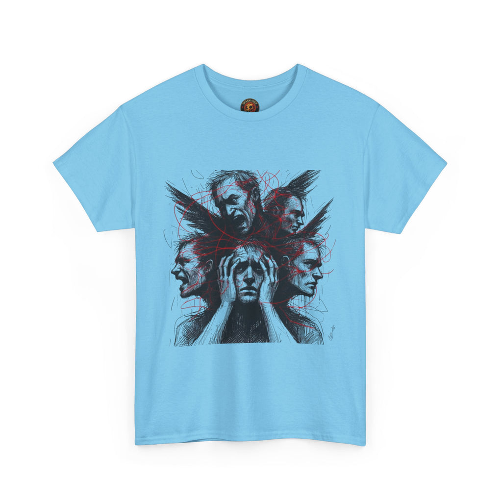 Xian Allen x Trash Cult Shirt – “Loud Inside My Head” | Dark Illustrative Art Tee