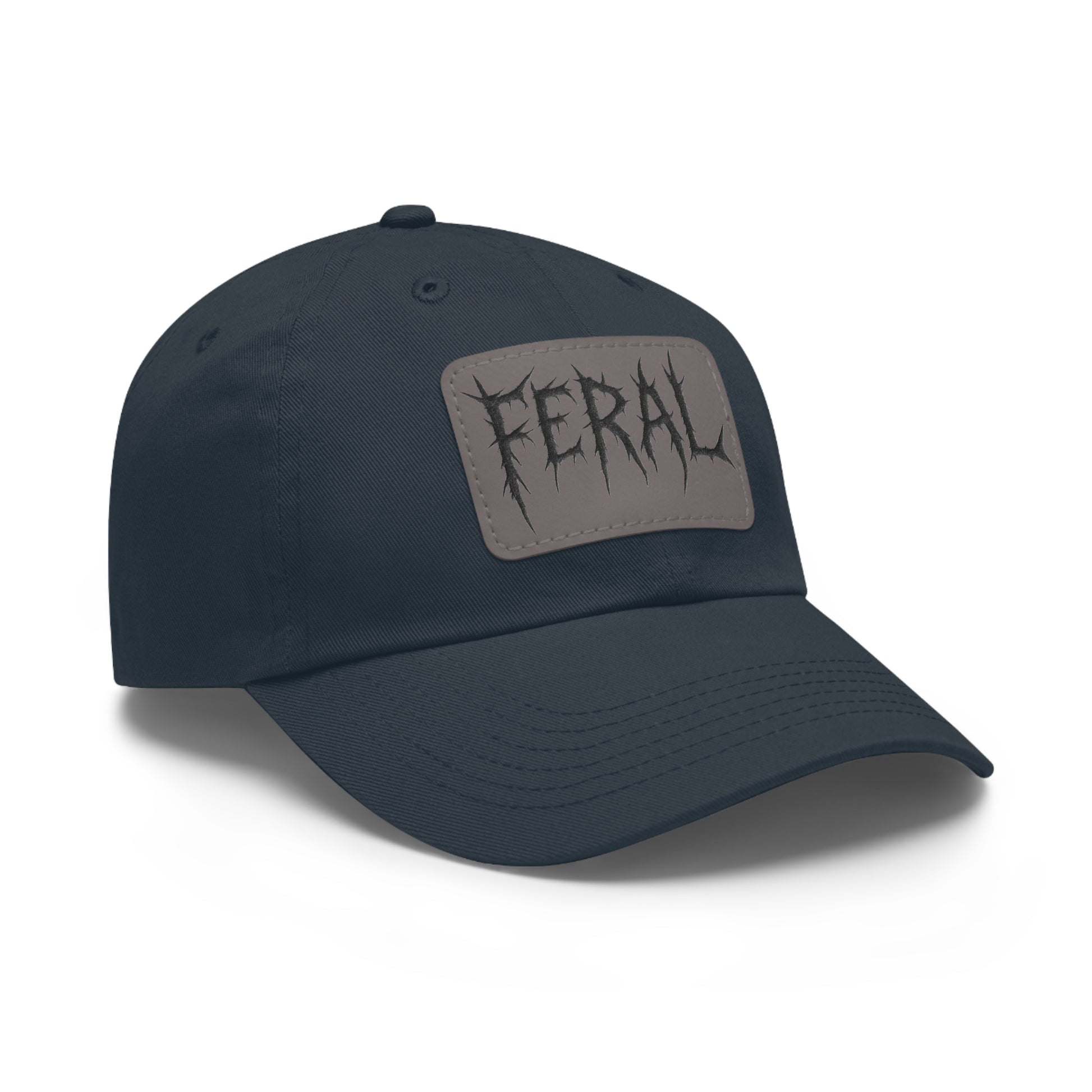 FERAL Embroidered Leather Patch Hat – Trash Cult Supply Co.