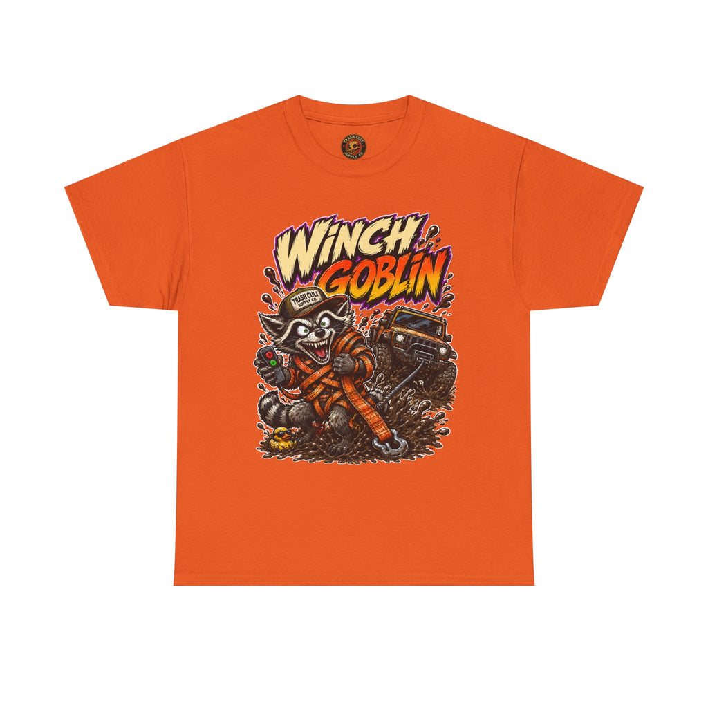 Winch Goblin Tee — Vintage Tow Truck Mechanic Graphic Shirt