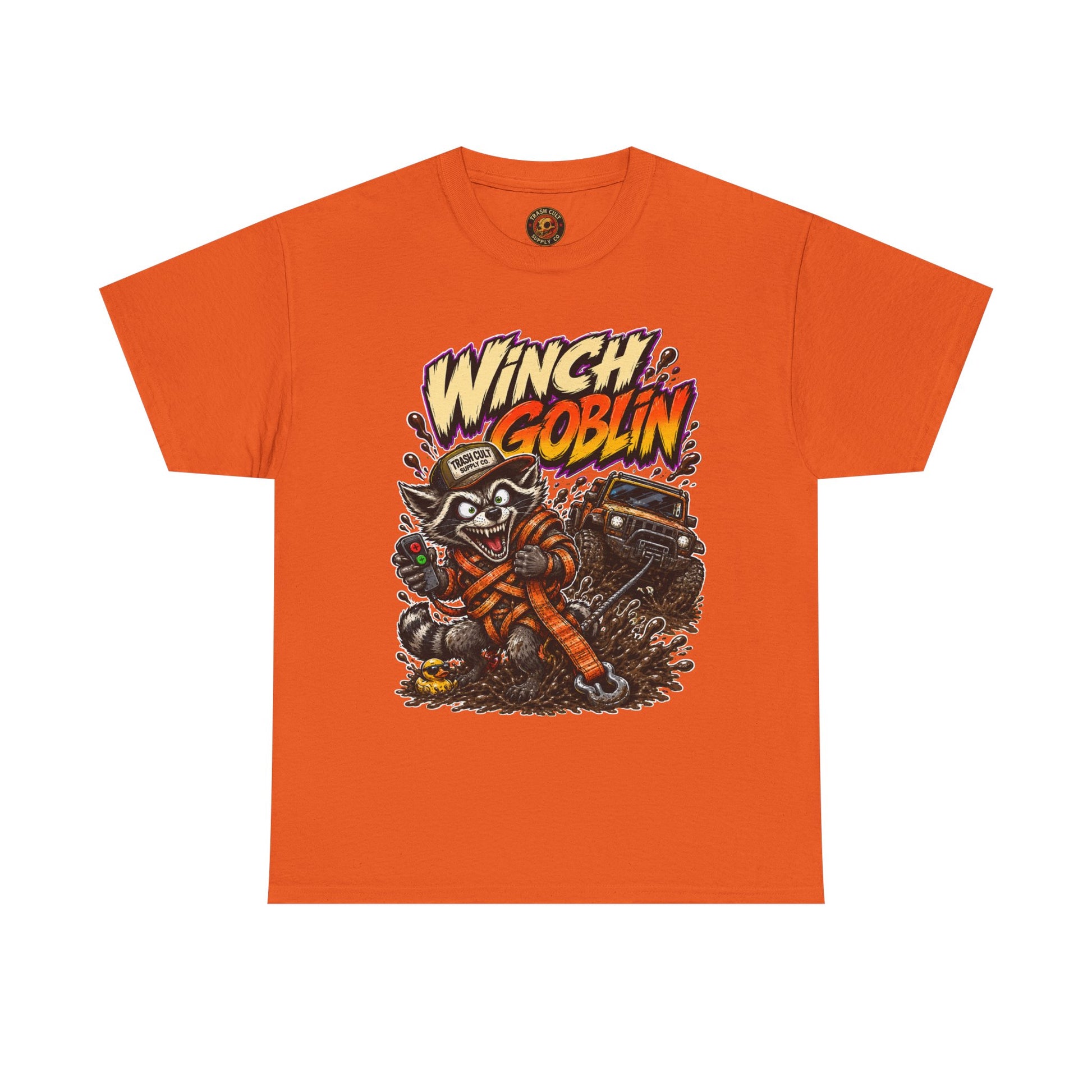 Winch Goblin Tee — Vintage Tow Truck Mechanic Graphic Shirt