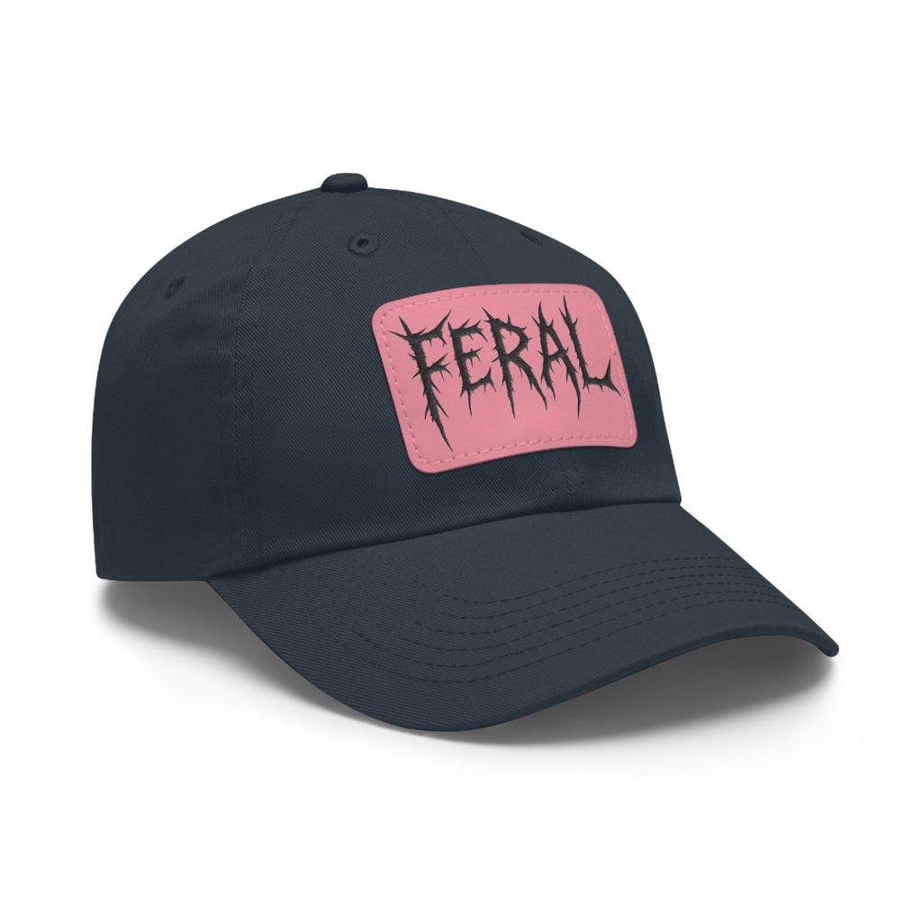 FERAL Embroidered Leather Patch Hat – Trash Cult Supply Co.