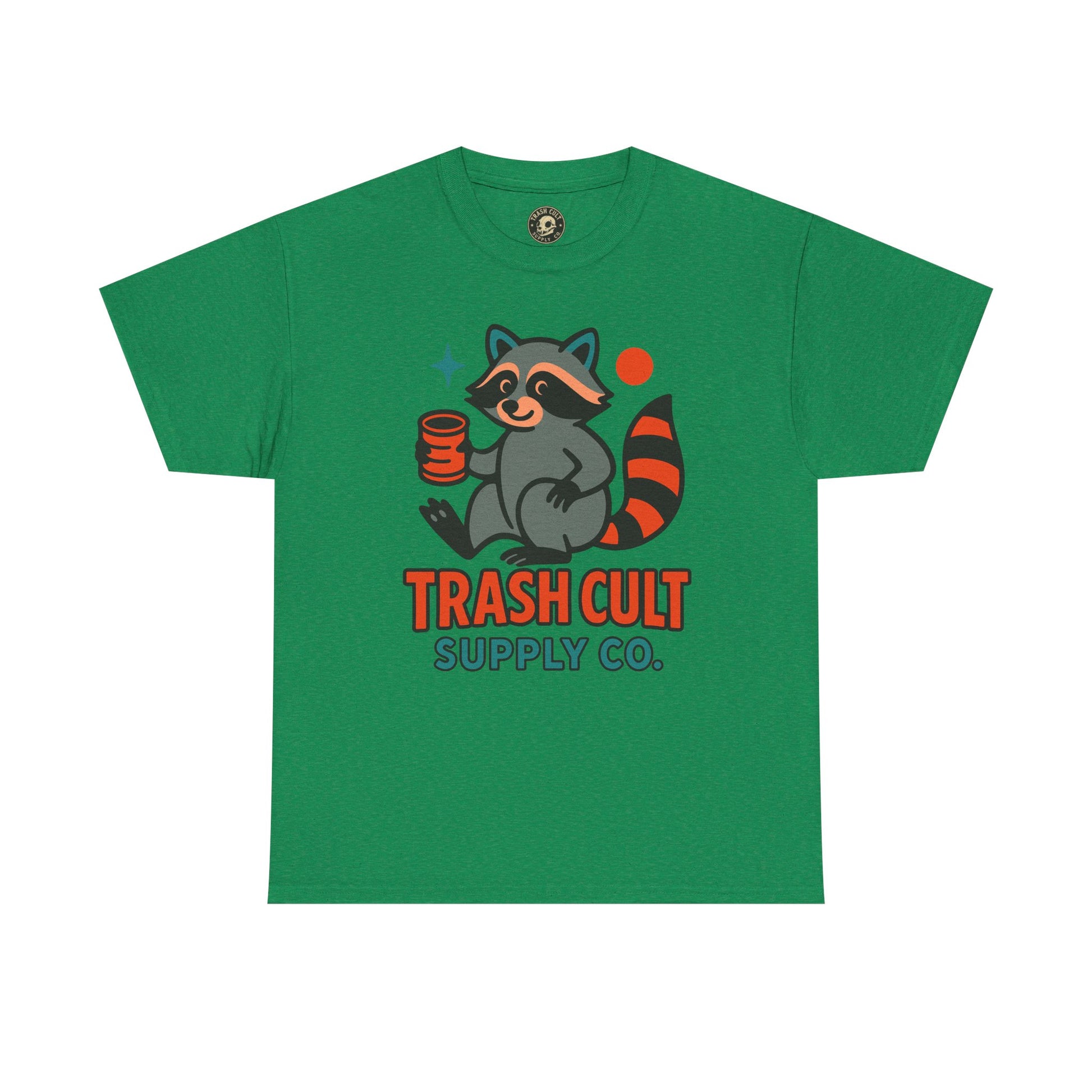 Trash Cult Supply Co. Unisex Heavy Cotton Tee, Eco-Friendly Tee, Gift for Raccoon Lovers, Cute Graphic T-Shirt, Trendy Streetwear, [...]