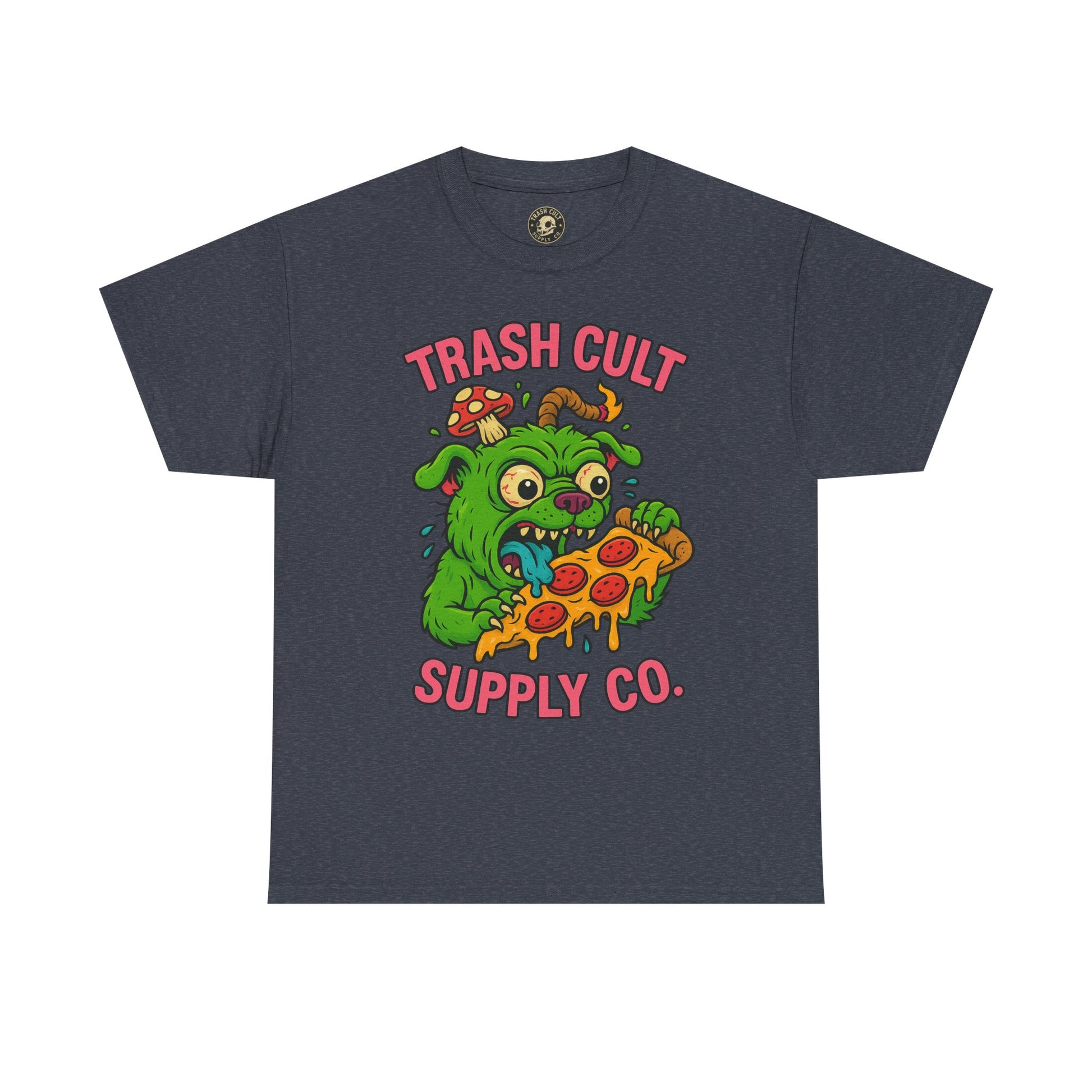 Feral Pizza Monster Shirt – Trash Cult Supply Co | Gildan 5000 Graphic Tee
