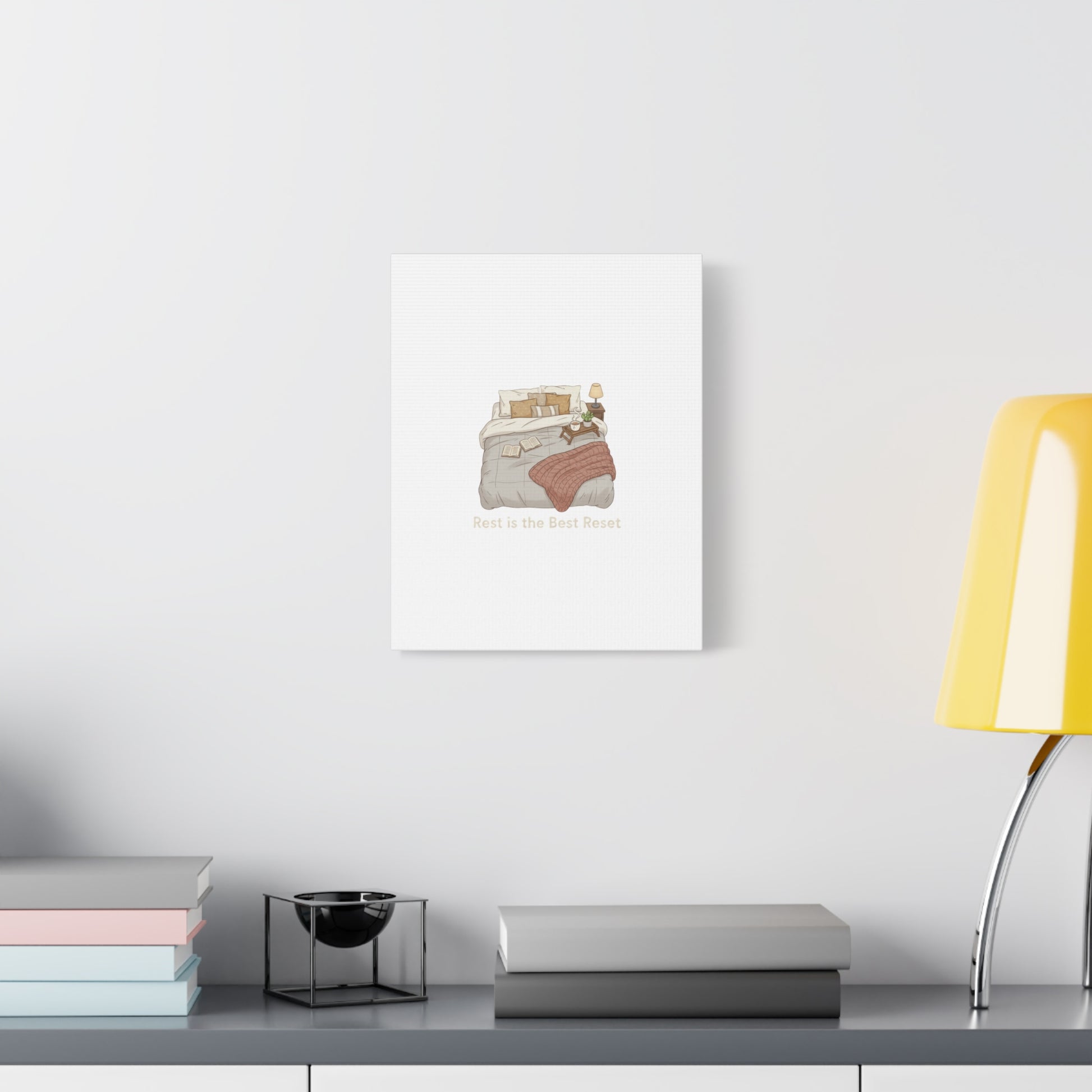 Rest is the Best Reset Canvas | sleepy humor, restful vibes