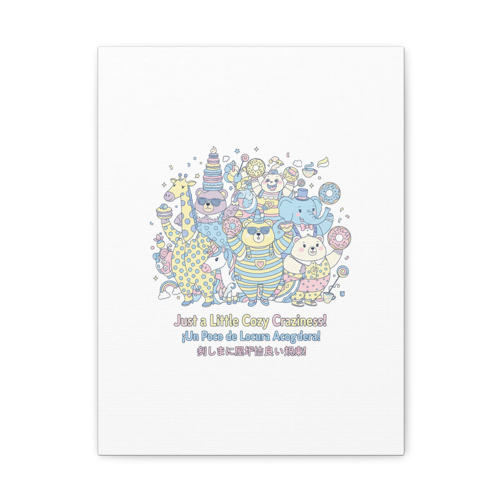Cozy Craziness Canvas | mildly unhinged cute, whimsical weird