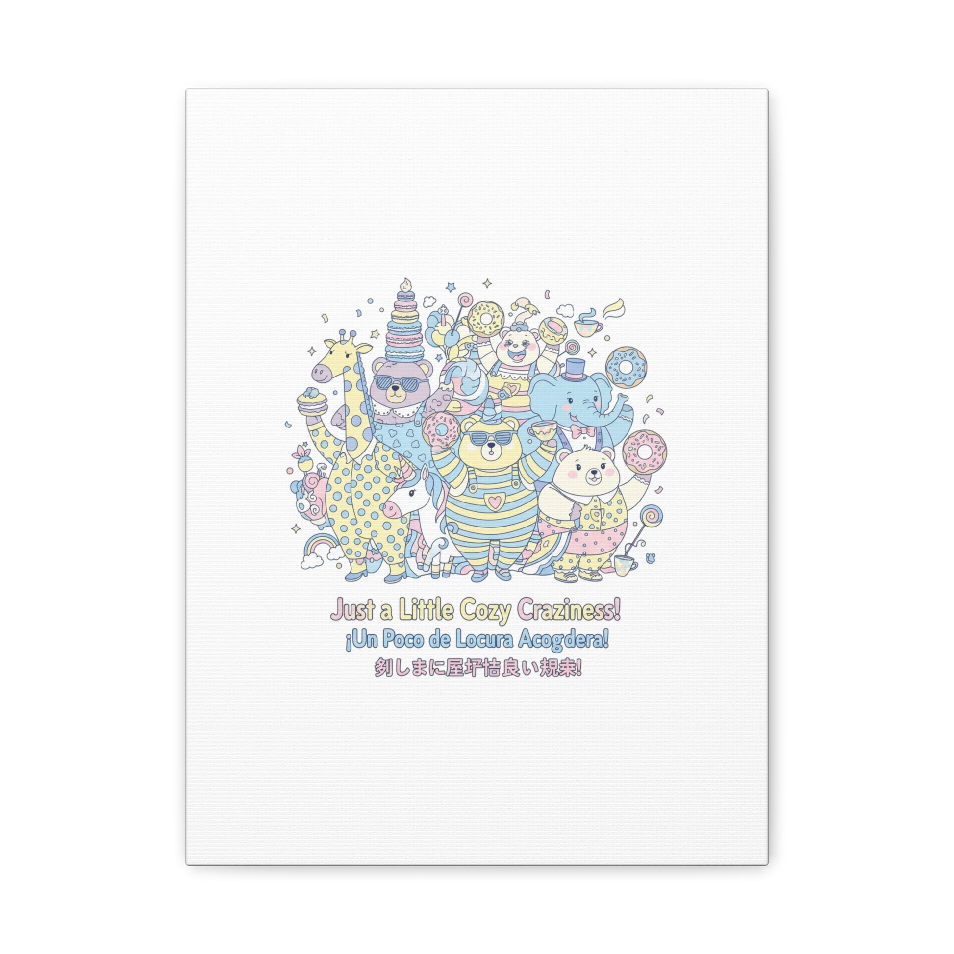 Cozy Craziness Canvas | mildly unhinged cute, whimsical weird