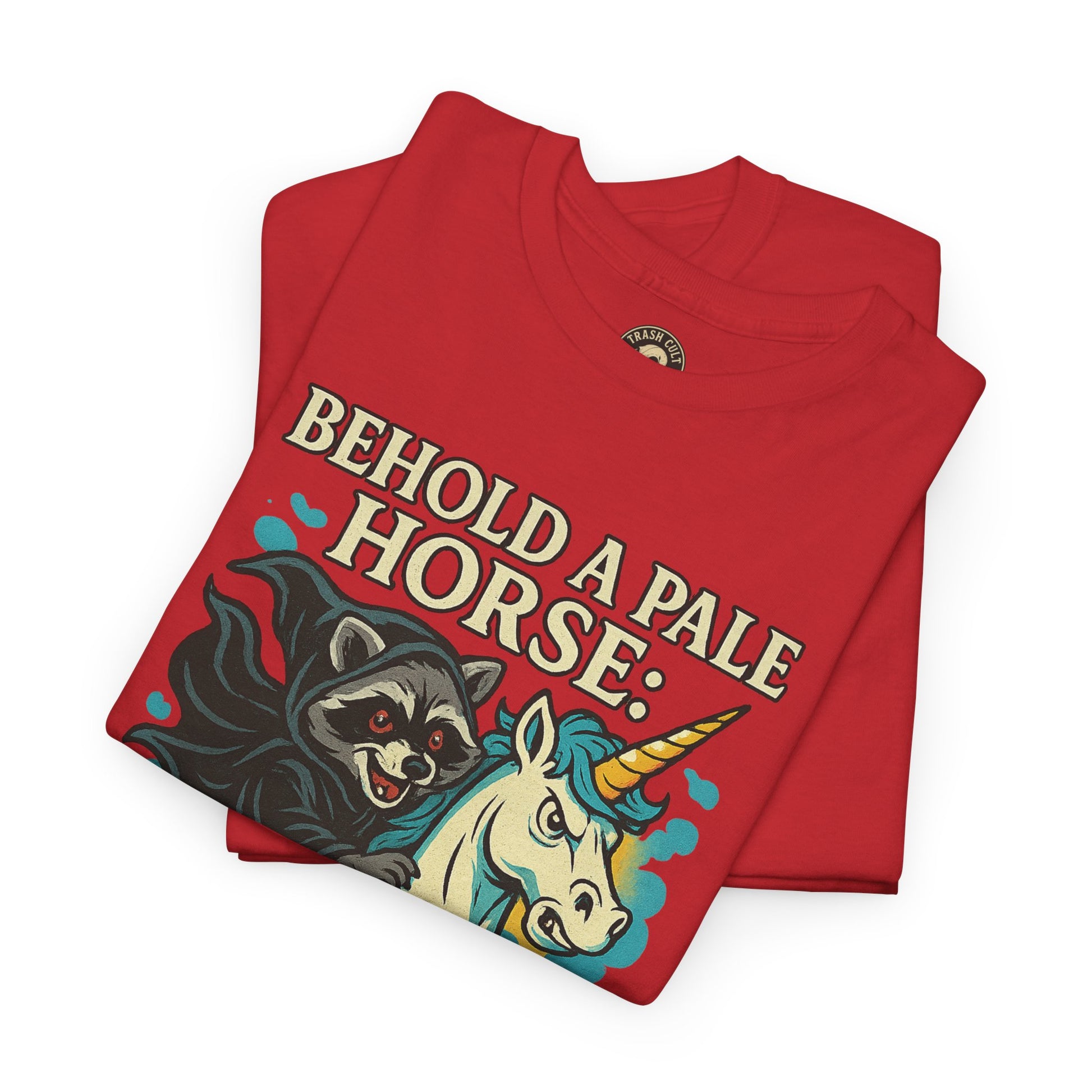 Behold a Pale Horse – Raccoon of Death Shirt | Gildan 5000 Unisex Tee