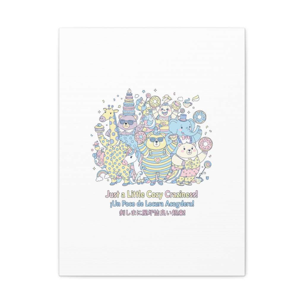 Cozy Craziness Canvas | mildly unhinged cute, whimsical weird