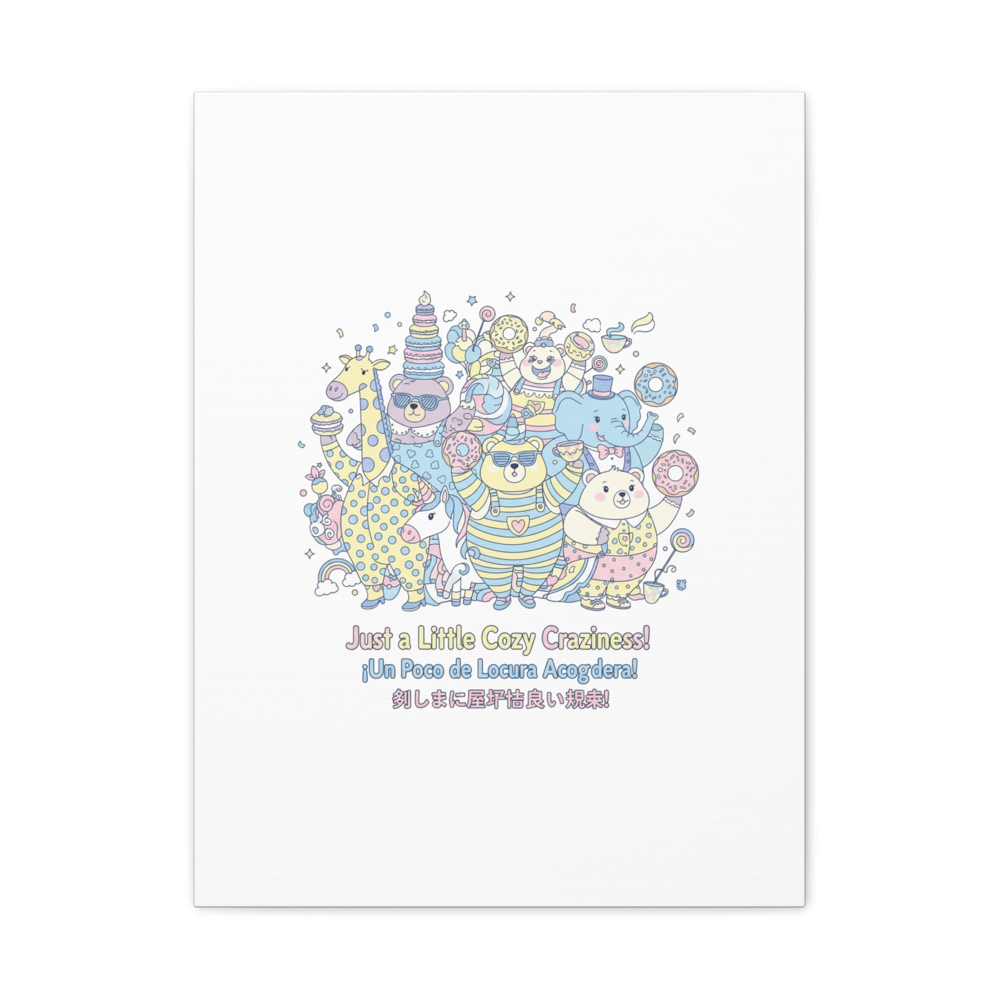 Cozy Craziness Canvas | mildly unhinged cute, whimsical weird