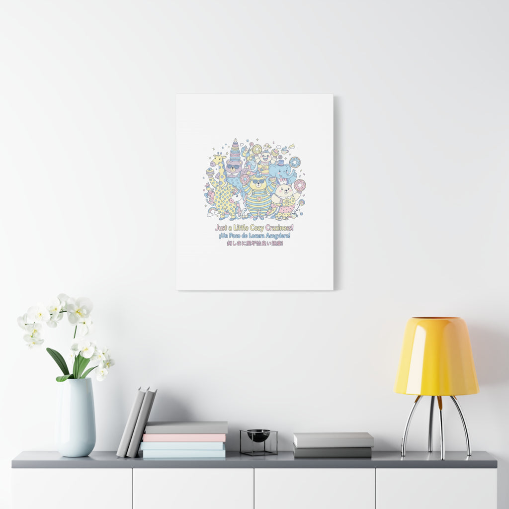 Cozy Craziness Canvas | mildly unhinged cute, whimsical weird