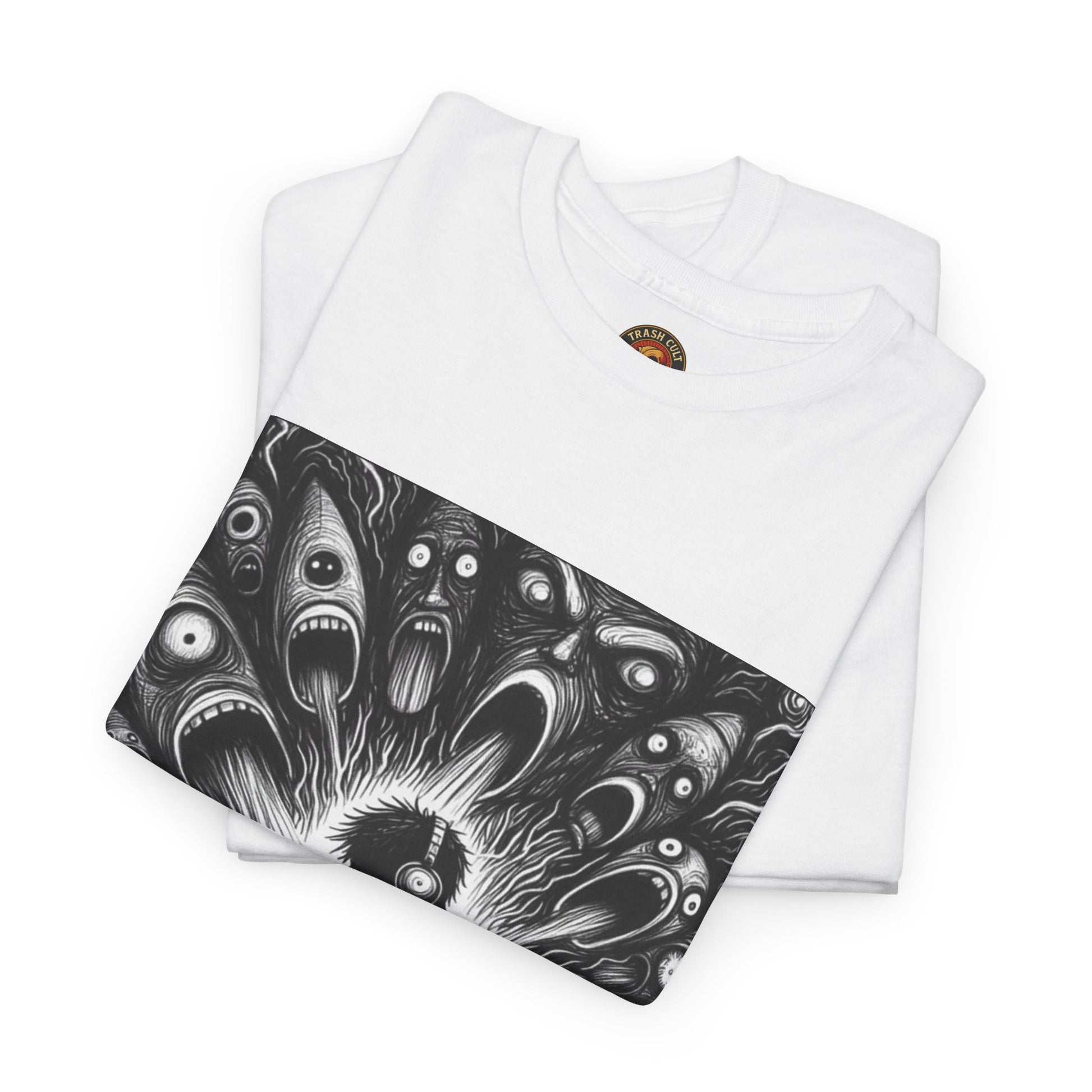 Xian Allen x Trash Cult Shirt – “Turn It Up Louder” | Screaming Chaos Headphones Tee